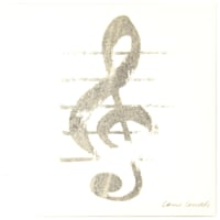 Musical Note Canvas Wall Art, 9x11