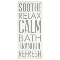 12X30 Sooth Relax Bath Canvas Wall Art