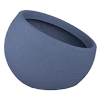 Japi All Weather Proof Charcoal Linea Bowl Planter, XX-Large