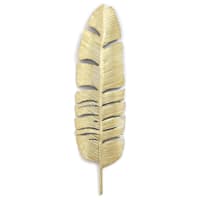 8X30 Gold Feather Wall Decor