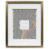 11x14 Matted to 8x10 Wall Frame, Champagne