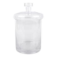 Clear Glass Cylinder Jar, 7"