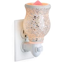 Silver Mosaic Plug-In Fragrance Wax Warmer