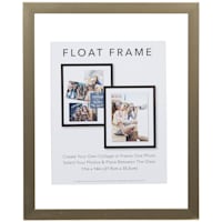 Gold Linear Profile Floating Wall Frame, 11x14