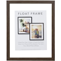 Grey Linear Profile Floating Wall Frame, 11x14