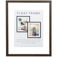 Grey Linear Profile Floating Wall Frame, 16x20
