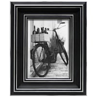 Black & Whitewash Tabletop Picture Frame, 5x7