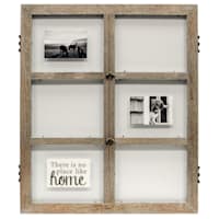 Framed Grey Float Collage Picture Frame, 24.8x29.6