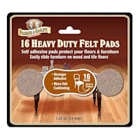 16-Pack Oat Felt Furniture Pads, 1.25"