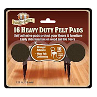 16-Pack Brown Felt Furniture Pads, 1.25"