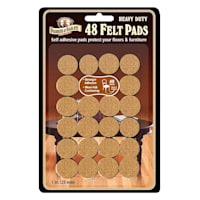 48-Pack Oat Felt Furniture Pads, 1"