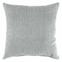 Tahiti Silver Square Outdoor Throw Pillow, 16"