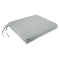 Tahiti Silver Outdoor Square Seat Cushion