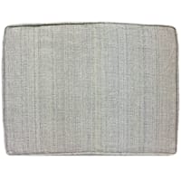 Fiddlestix Light Grey Premium Gusseted Outdoor Back Cushion