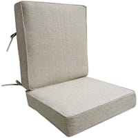 2-Piece Fiddlestix Linen Premium Outdoor Deep Seat Cushion Set