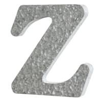 12in. Galvanized Metal Monogram Z