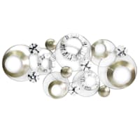 Metal Circles Wall Art, 22x45