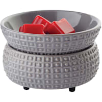 2-In-1 Grey Ceramic Fragrance Wax Warmer