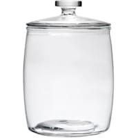 9 Pieces Airtight Glass Jars with Bamboo Lids & Spoons 40 oz Food Storage  Containers Clear