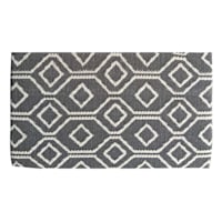 Crosby St. Paramus Grey Kitchen Mat, 20x32
