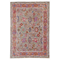 (A373) Multi Colored High End Border Rug, 3x5