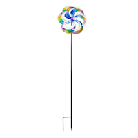 Metal Wind Spinner Yard Stake, 36"