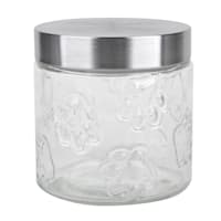 Maxwell Clear Glass Pet Canister, Small