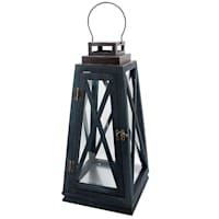 Iron Wood Lantern, 19"