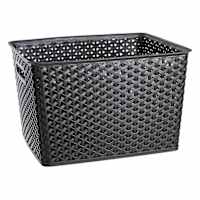 Black Y-Weave Storage Basket, Large