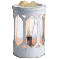 Arbor White Vintage Bulb Illuminating Fragrance Wax Warmer