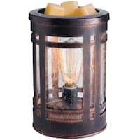 Mission Brown Vintage Bulb Illuminating Fragrance Wax Warmer