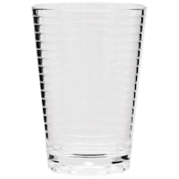 Clear Striped Acrylic Juice Glass, 4oz