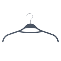 12-Piece Non-Slip Shirt Hangers, Grey