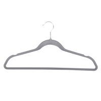 25-Pack Velvet Hangers, Grey
