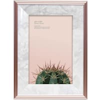 Foil Rose Gold Tabletop Picture Frame, 4x6