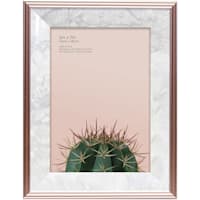 Foil Rose Gold Tabletop Picture Frame, 5x7