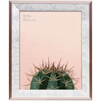 Foil Rose Gold Tabletop Picture Frame, 8x10
