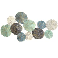 Multicolor Circle Centerpiece Wall Art, 48x24