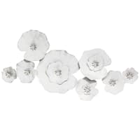 Metal Lily Pad Metal Wall Art, 40x17