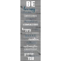 Be You Sentiment Canvas Wall Art, 12x36