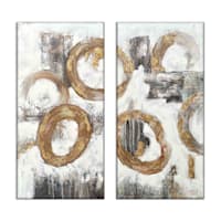 2-Pack Gallery Textured Canvas Wall Art, 16x32