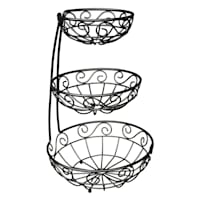 3-Tier Arched Scroll Fruit Basket