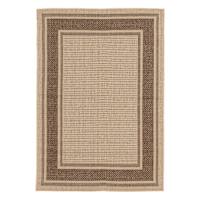 (E212) Cayden Natural Indoor/Outdoor Woven Area Rug, 5x7