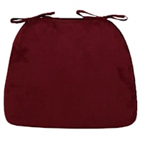 Alexander Burgundy Plush Foam Dining Chair Cushion