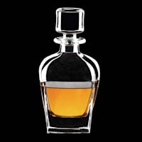 Whiskey Glass Decanter & Glass Stopper, 24oz