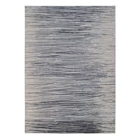 (B550) Crosby St. Magnolia Grey Ombre Area Rug, 7x10