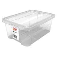 Clear Classic Latch Storage Bin, 8l