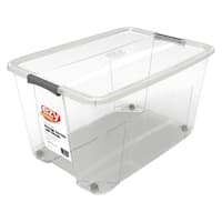 Clear Classic Latch Storage Container, 92l