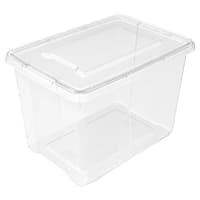 Clear Classic Storage Container with Lid, 20l