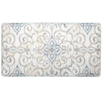 Cook N' Comfort Ivy Medallion Design Anti-Fatigue Kitchen Mat, 20x39